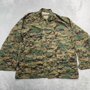 Rothco BDU Digital MARPAT Military Jacket Mens Green Camouflage LSMA Patch